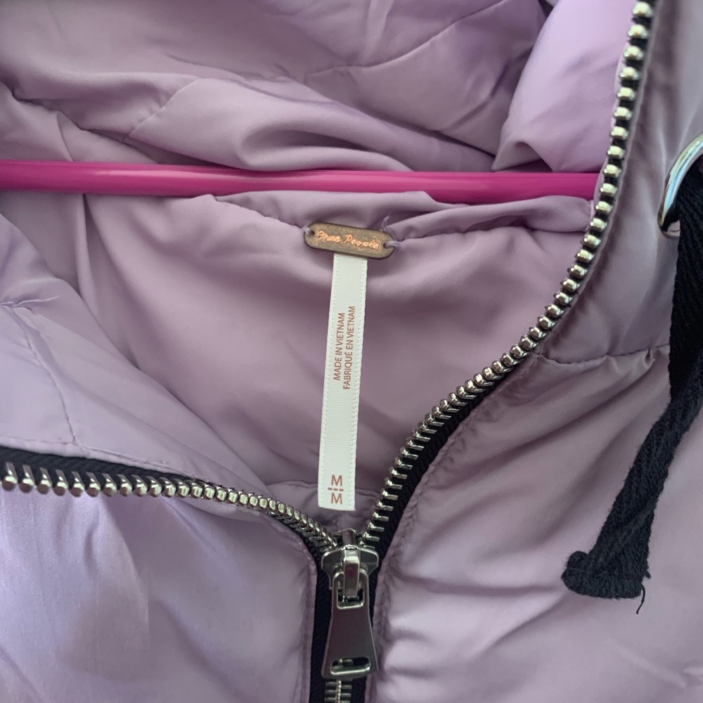Free People Lavender Puffer Jacket - Picture 2 of 3